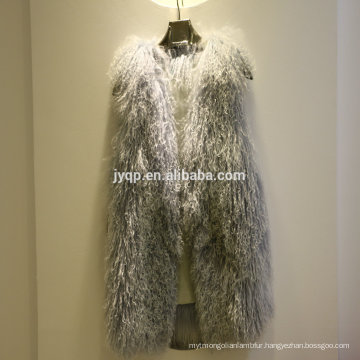 Wholesale Tibet Lamb Sheepskin Fur Soft Hair Fur Vest